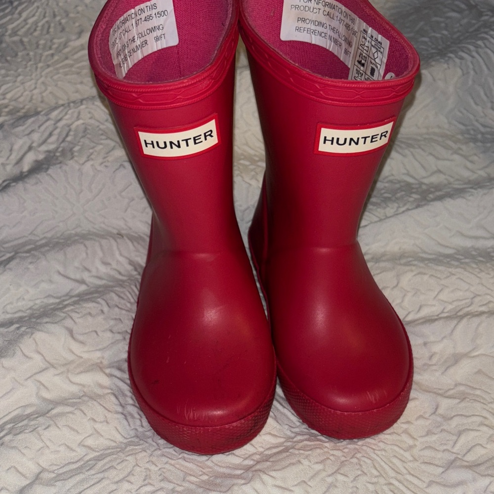 Hunter Kids Classic Red Boots